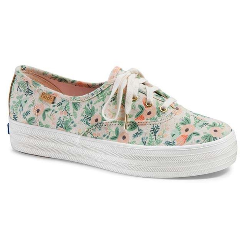 The Keds x Rifle Paper Co Wildflower Triple Decker Sneakers